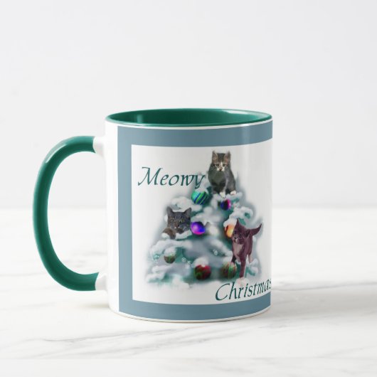 Mug Noël Meowy (Gauche)
