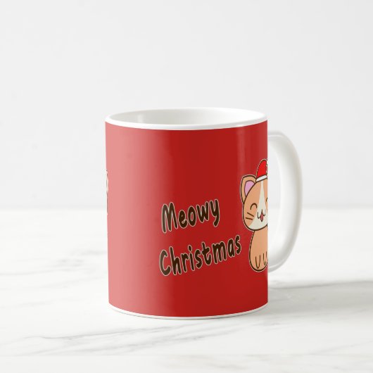 Mug Noël Meowy (Devant droit)
