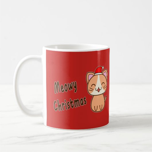 Mug Noël Meowy (Gauche)