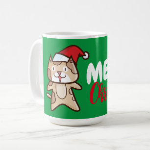 Mug Noël Meowy personnalisable
