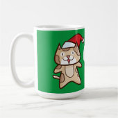 Mug Noël Meowy personnalisable (Gauche)