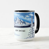 Mug Noël Merveille Hivernale (Devant droit)