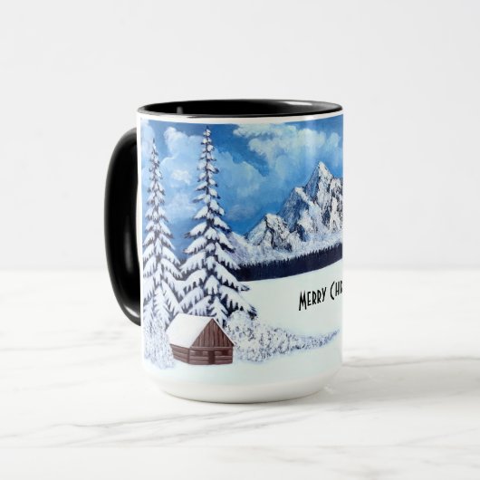 Mug Noël Merveille Hivernale (Devant gauche)