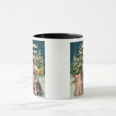 Mug Noël Met Nos Coeurs Ensemble Chien Chienne (Centre)