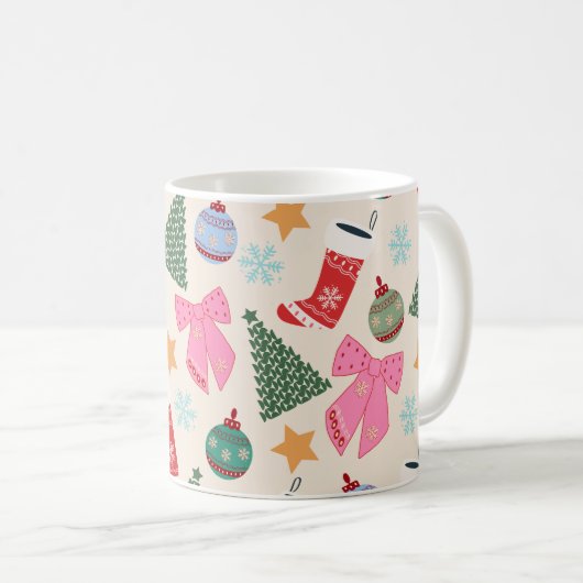 Mug Noël mignon (Devant droit)