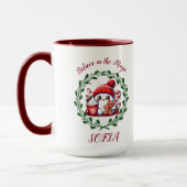 Mug Noël mignon Croyez en la magie (Gauche)