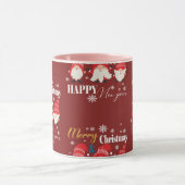 Mug Noël mignon petit nain rouge   (Centre)