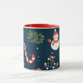 Mug Noël mignon Snowman Motif de vacances (Centre)