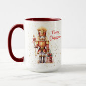 Mug Noël Moderne Élégant Nutcracker Holiday (Gauche)