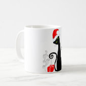 Mug Noël moderne Kitty (Devant gauche)