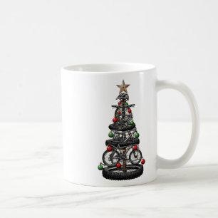 Mug Noël Mtb Vtt Arbre De Noël Drôle Hommes