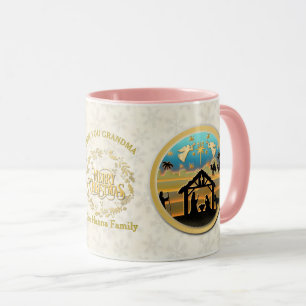 Mug Noël Nativité et Amour Vous Grand-mère