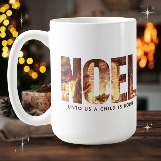 Mug NOEL Nativité Scène minimaliste Noël
