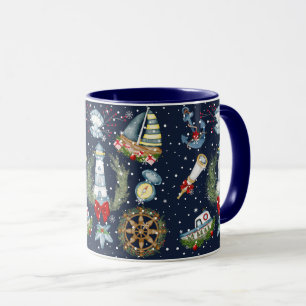 Mug Noël nautique