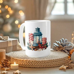Mug Noël nautique personnalisable