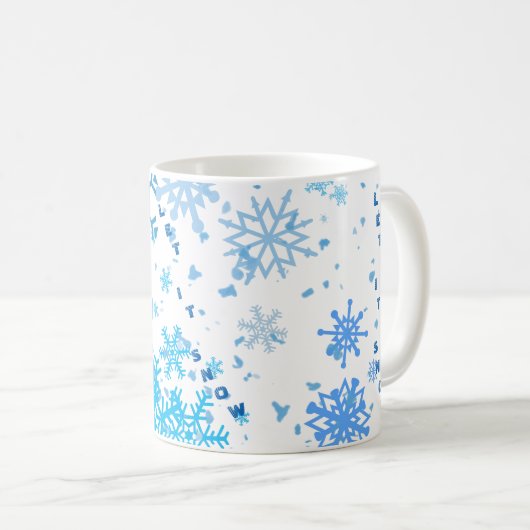 Mug Noël neige (Devant droit)