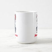 Mug Noël Neige Père Noël mignonne Neige Leopard Cub (Centre)