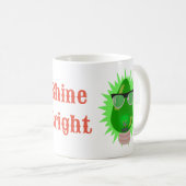 Mug Noël Nerd Bulb Amusants Custom Holiday Joie (Devant droit)