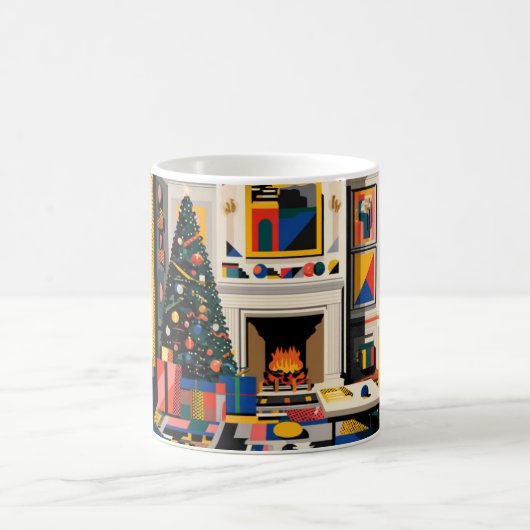 Mug Noël New Wave Pop Art 1980 (Centre)