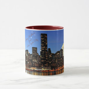 Mug Noël - New York City skyline