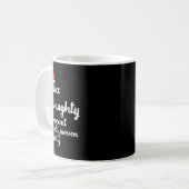 Mug Noël Nice Naughty Innocent Jusqu'À La Culpabilité (Devant gauche)