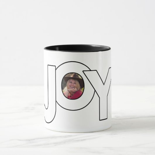 Mug Noël noir et blanc (Centre)
