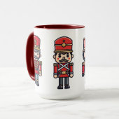 Mug Noël Noisette Soldat Noël Joyeux Fêtes (Devant gauche)