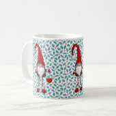 Mug Noël Nordic Gnome Mistletoe Motif (Devant gauche)