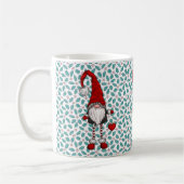 Mug Noël Nordic Gnome Mistletoe Motif (Gauche)