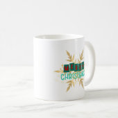 Mug Noël, ornements 01 (Devant droit)