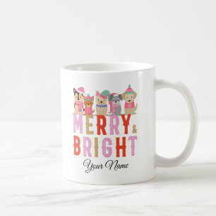 Mug Noël, ornements 07 Joyeux et lumineux