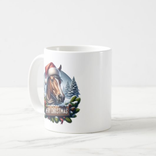 Mug Noël Paard (Devant gauche)