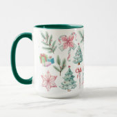 Mug Noël pastel (Gauche)