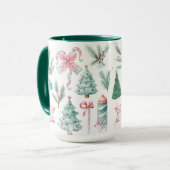 Mug Noël pastel (Devant gauche)