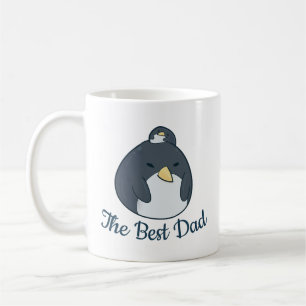 Mug Noël Penguin Famille Meilleur Papa Personnalisé