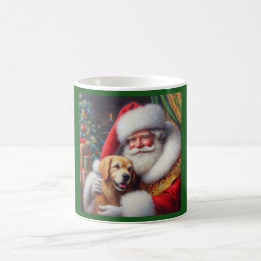 Mug Noël Père Noël avec Chiens 3 (Centre)
