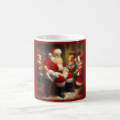 Mug Noël Père Noël avec enfants 3 (Centre)