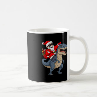 Mug Noël Père Noël équitation Dinosaur T Rex Garçons K