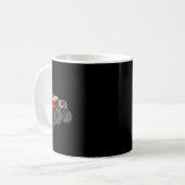 Mug Noël Père Noël équitation Monster Camion Garçons K (Devant gauche)