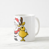 Mug | Noël | Père Noël Et Reindeer (Devant droit)