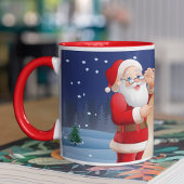 Mug Noël Père Noël Et Rennes