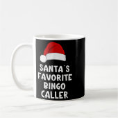 Mug Noël Père Noël Favori Bingo Caller Funny Noël (Gauche)