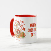 Mug Noël père Noël Goose (Devant gauche)