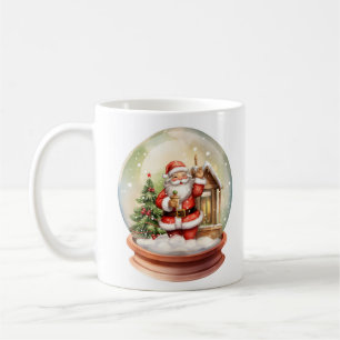Mug Noël Père Noël neige globe