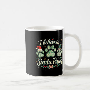 Mug Noël Père Noël Paw Men Femme Enfant Tee