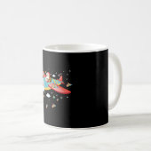 Mug Noël Père Noël Pilote Volant Avion Garçons G (Devant droit)