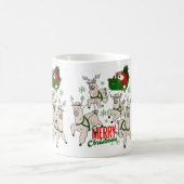 Mug noël père Noël sloth llamas (Centre)