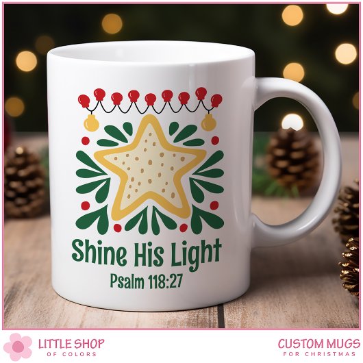 Mug Noël personnalisable de style rétro