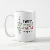 Mug Noël personnalisable sous le gui (Gauche)