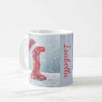 Mug Noël personnalisé avec nom et initiale personnalis